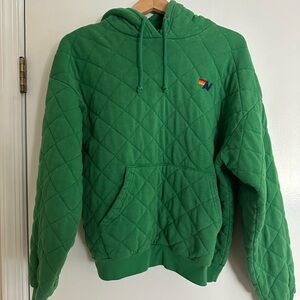 Aviator Nation Green Hoodie with Logo